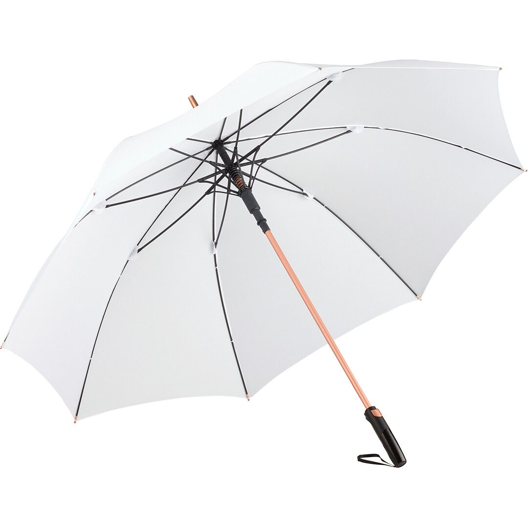 AC-Alu-Gästeschirm FARE® Precious Ø133 cm - weiß - kupfer-902