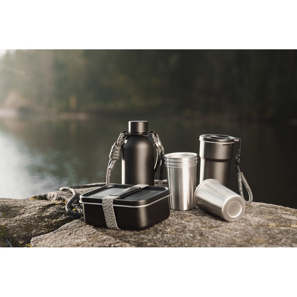 VINGA Parks Lunch-Box aus RCS Stainless-Steel - schwarz-400