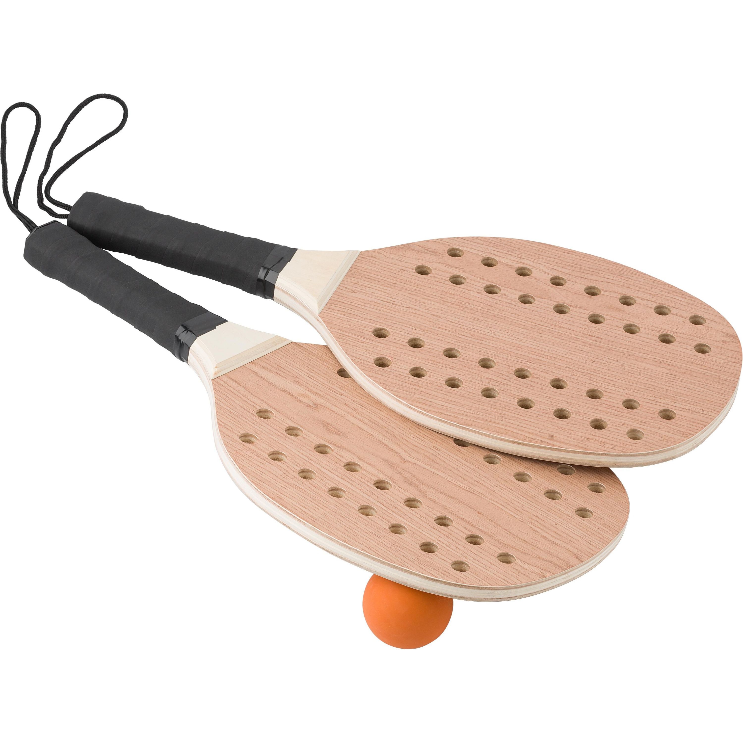 Tennisset aus Rosenholz Sergio - braun-158
