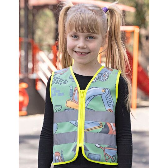 Children´s Safety Vest Action Working Heroes CO² Neutral - tractor-449