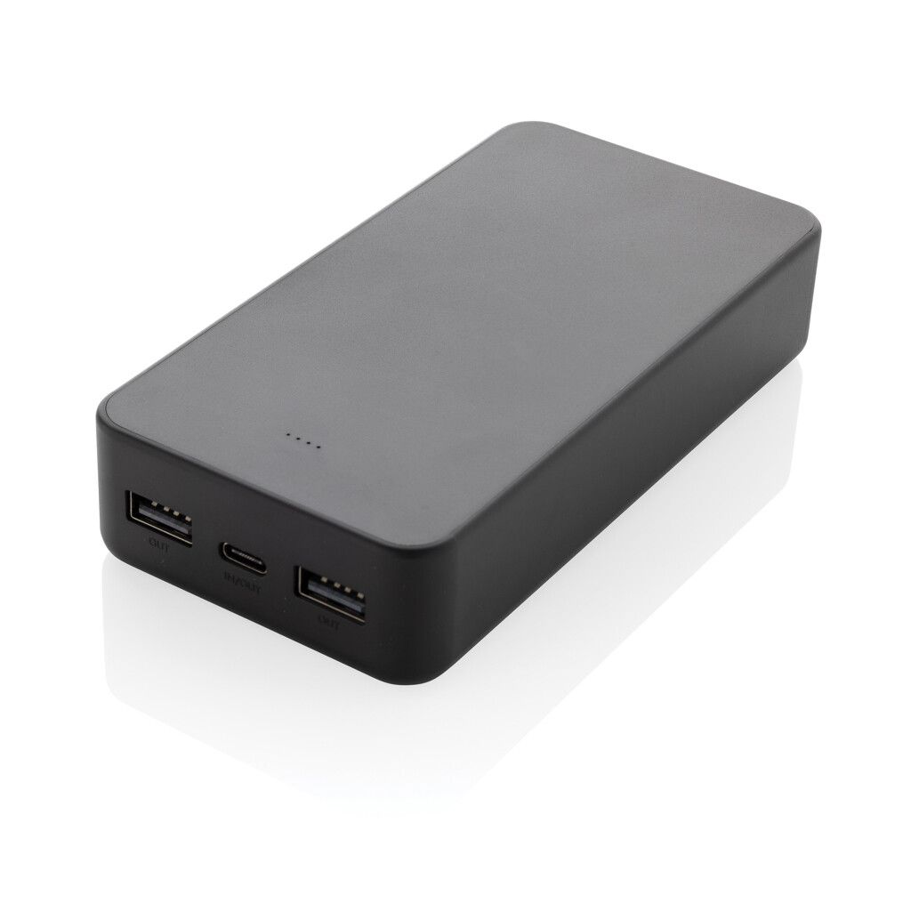 Boostcore 20.000mAh Powerbank aus RCS rec. Kunststoff - schwarz-853