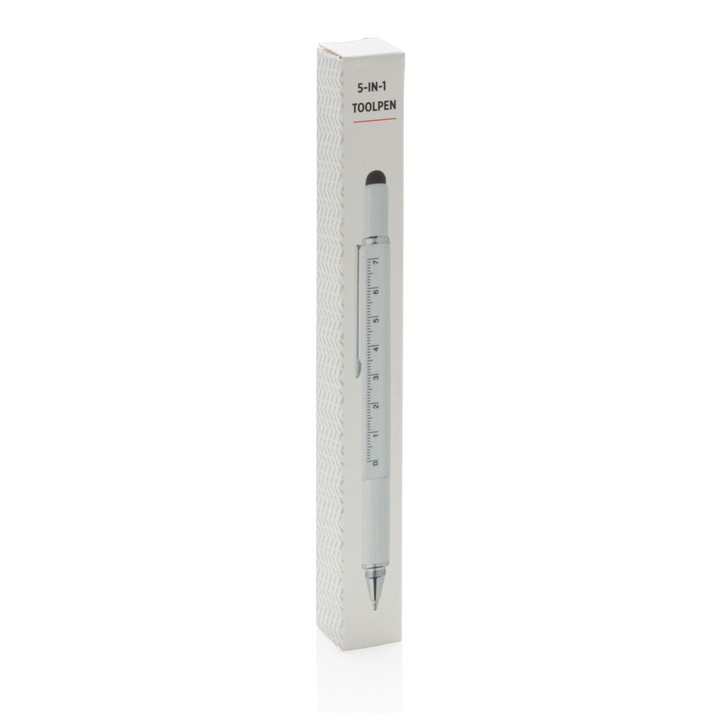 5-in-1 Aluminium Tool-Stift - weiß-35