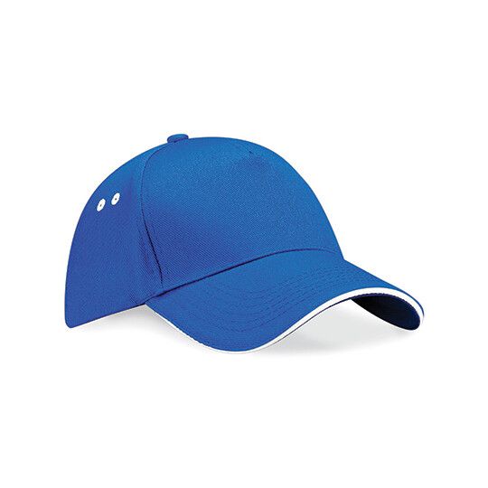 Ultimate 5 Panel Cap - Sandwich Peak - bright royal - white-93