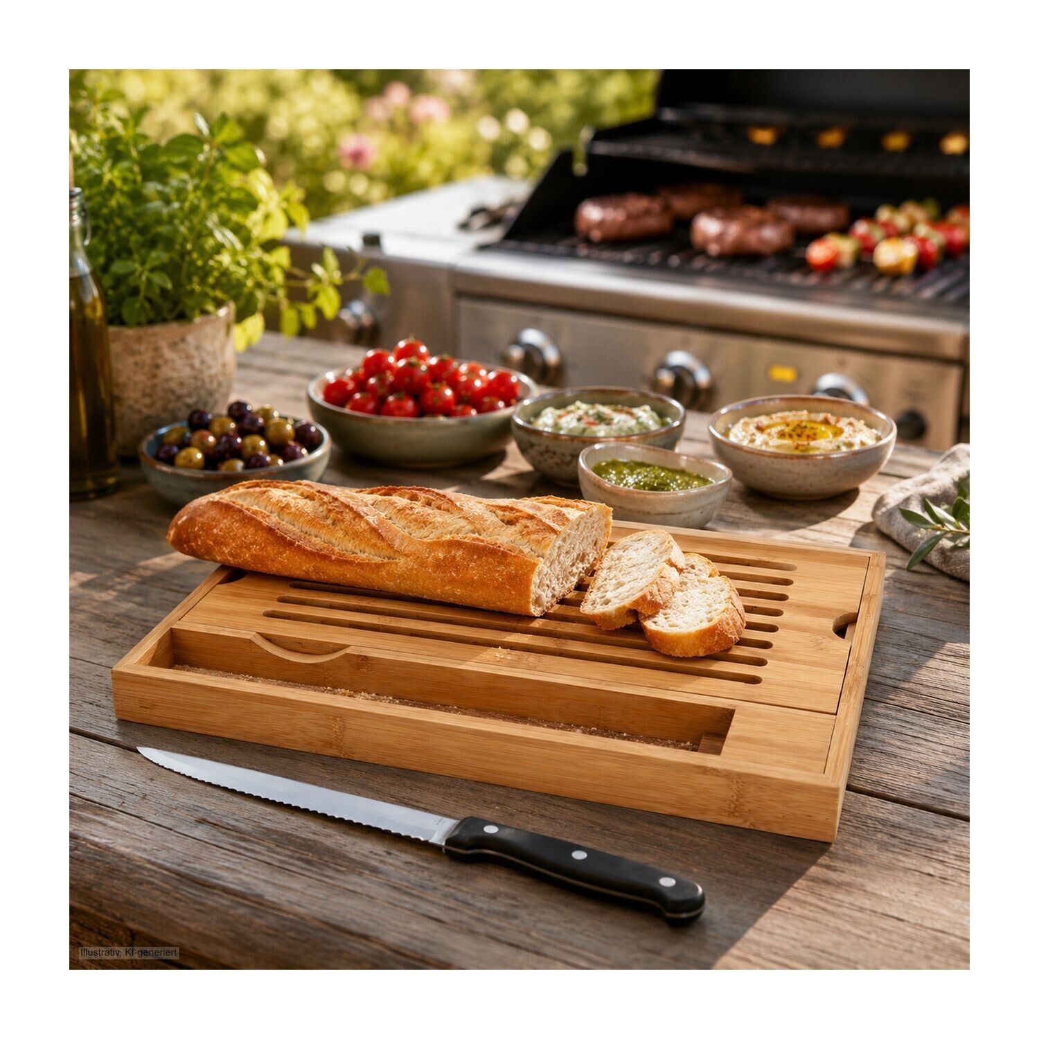ROMINOX® Brotschneide-Set Krümel-225