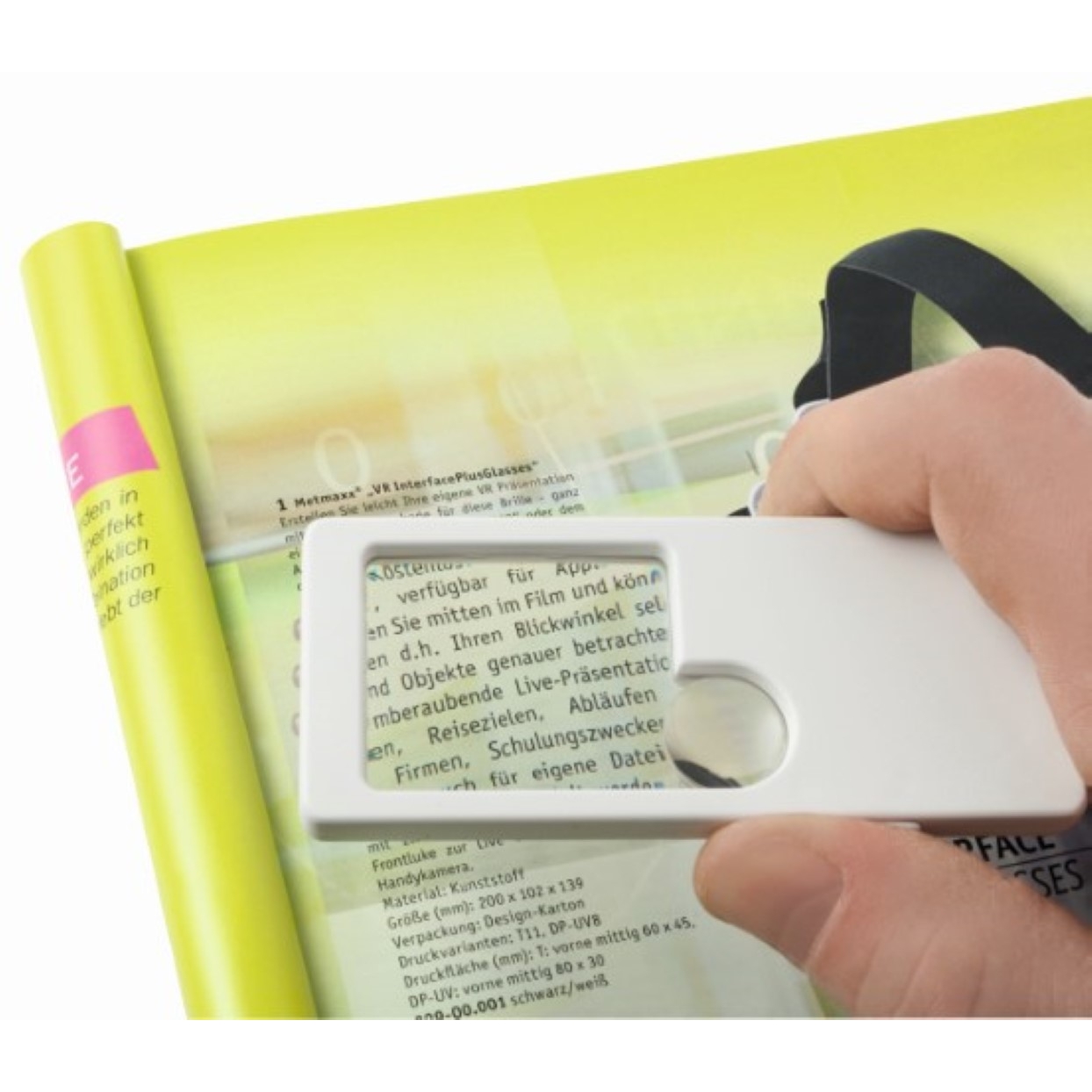 Metmaxx® Lupe "LED&See" - weiß-284