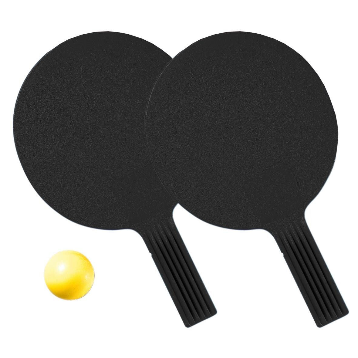 Tischtennis-Set Massiv - schwarz-707
