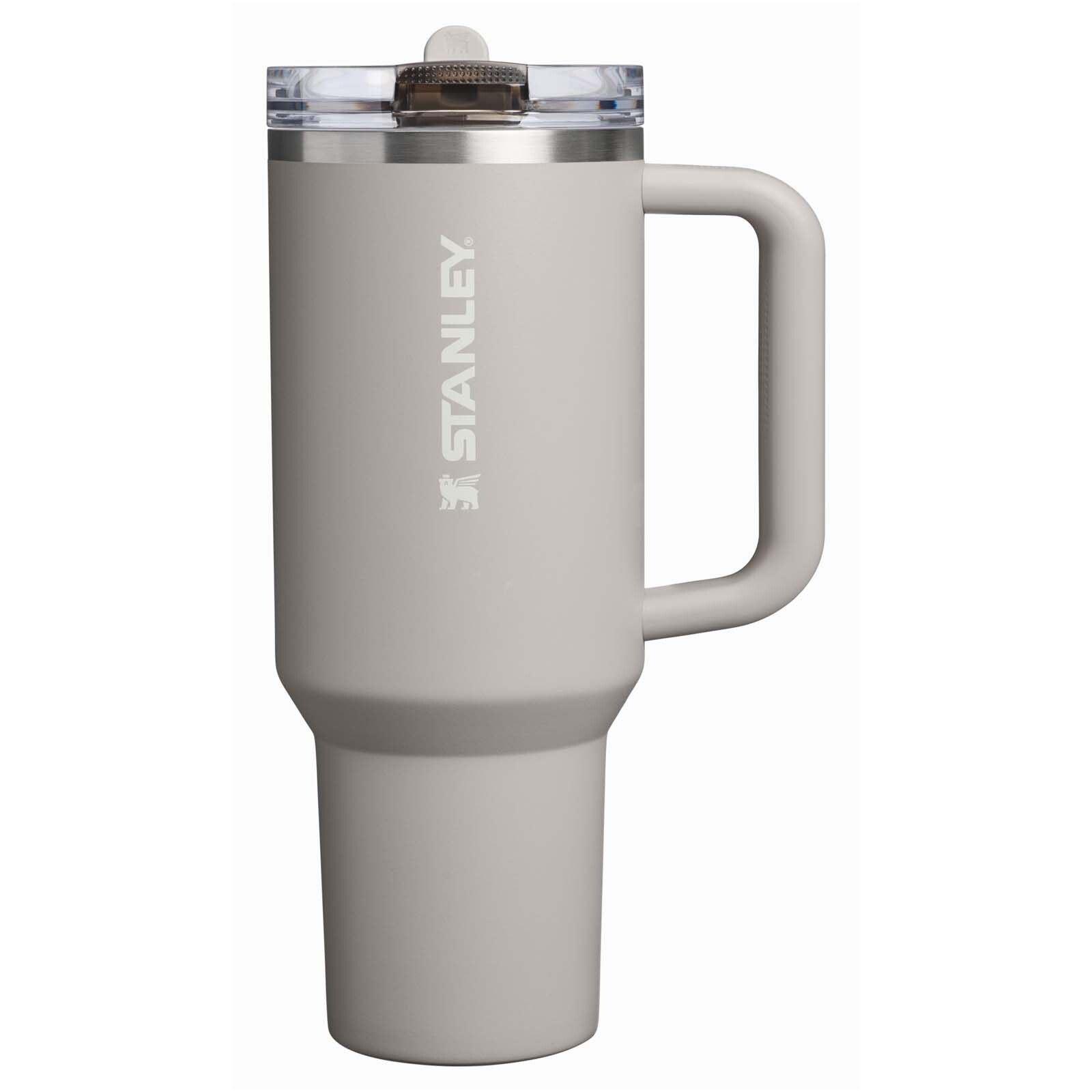 Stanley Quencher ProTour 1180 ml Thermobecher aus recyceltem Edelstahl mit Flip Strohhalm  - grau-905
