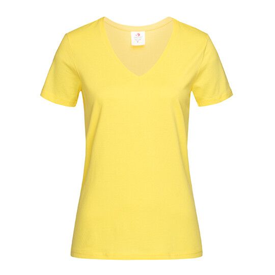 Classic-T V-Neck Women - yellow-396