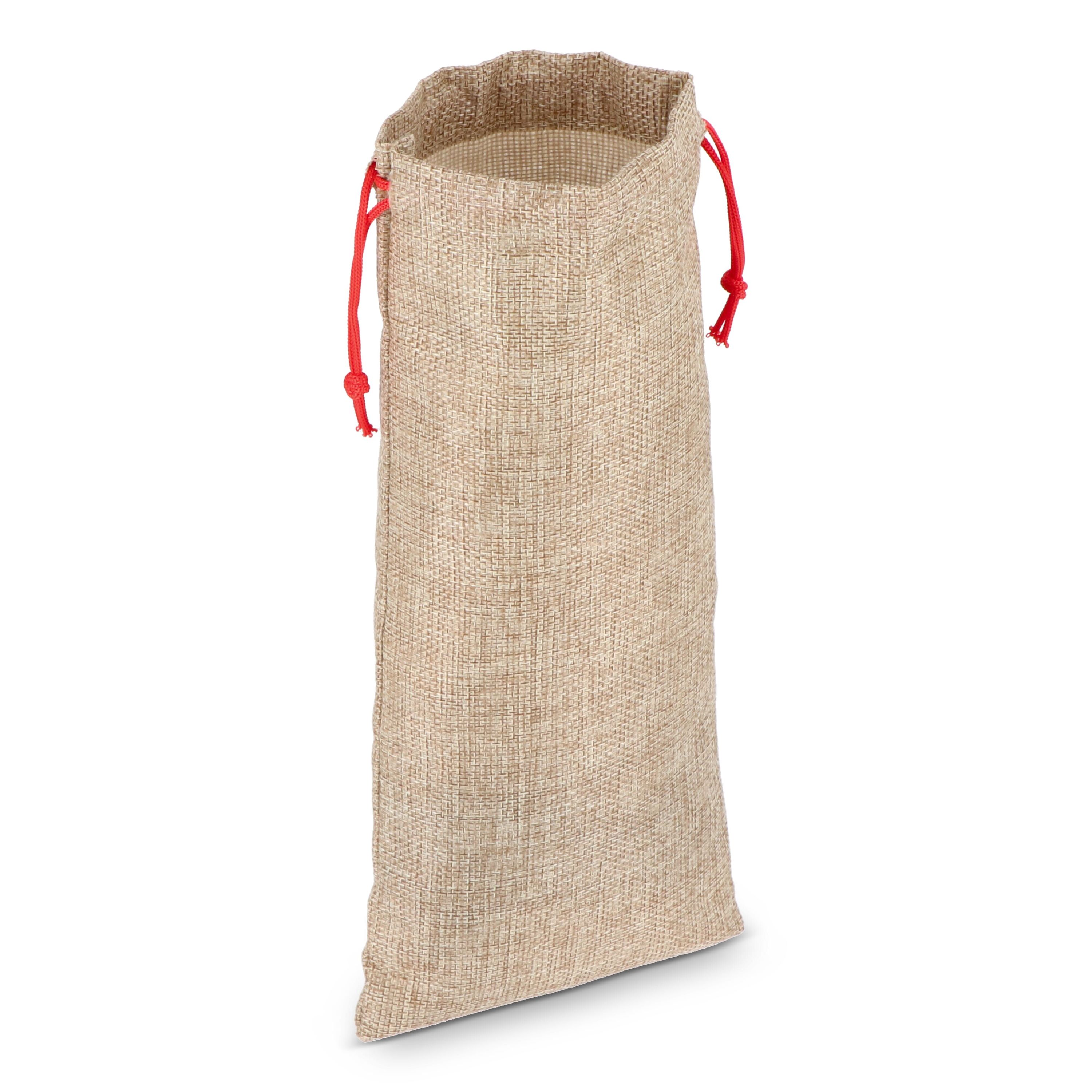 Flaschenetui im Jute-Stil 14 x 34 cm - natur-668