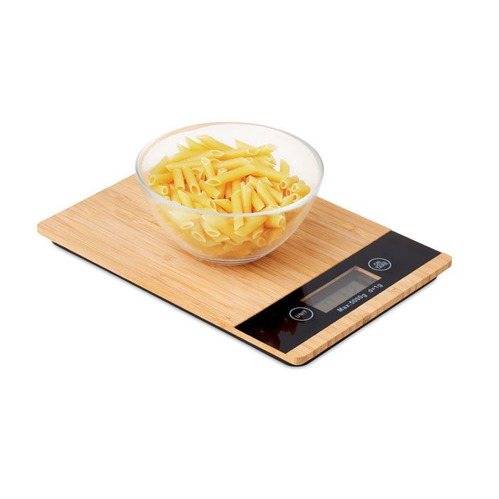 Digitale Küchenwaage Bambus PRECISE - holz-493