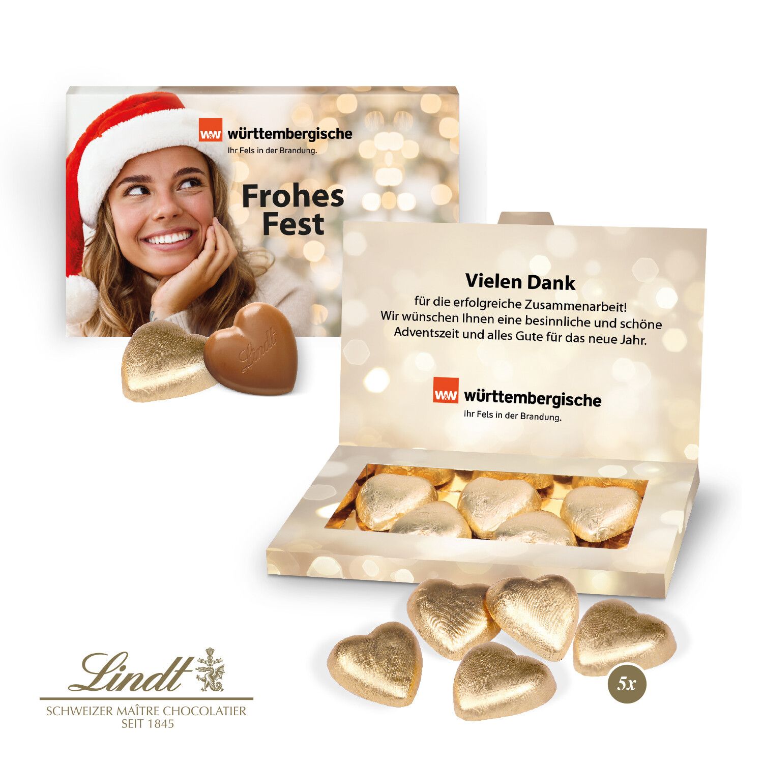 Präsentbox "Business" mit Lindt Schokoherzen-880