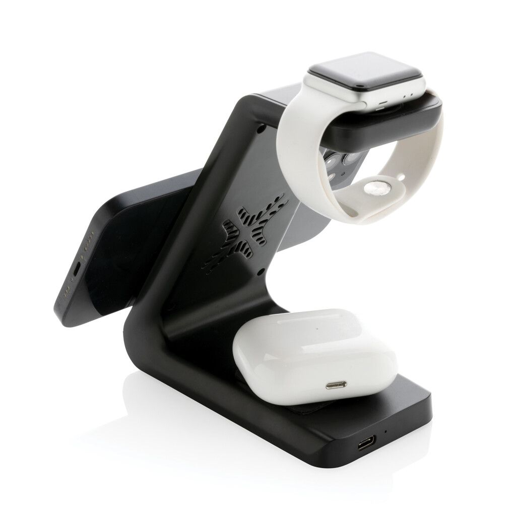 Urban Vitamin Fairfield 3-in-1 Charger aus RCS rPlastik - schwarz-235