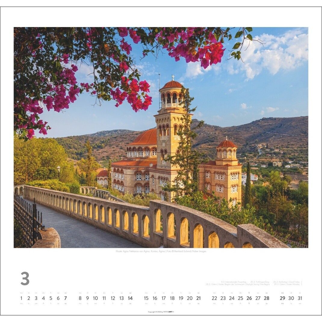 Griechische Inseln - Landschaft & Natur Kalender-514