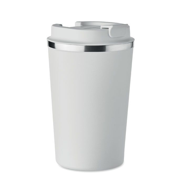 Doppelwandiger Becher 350ml BRACE - weiß-888