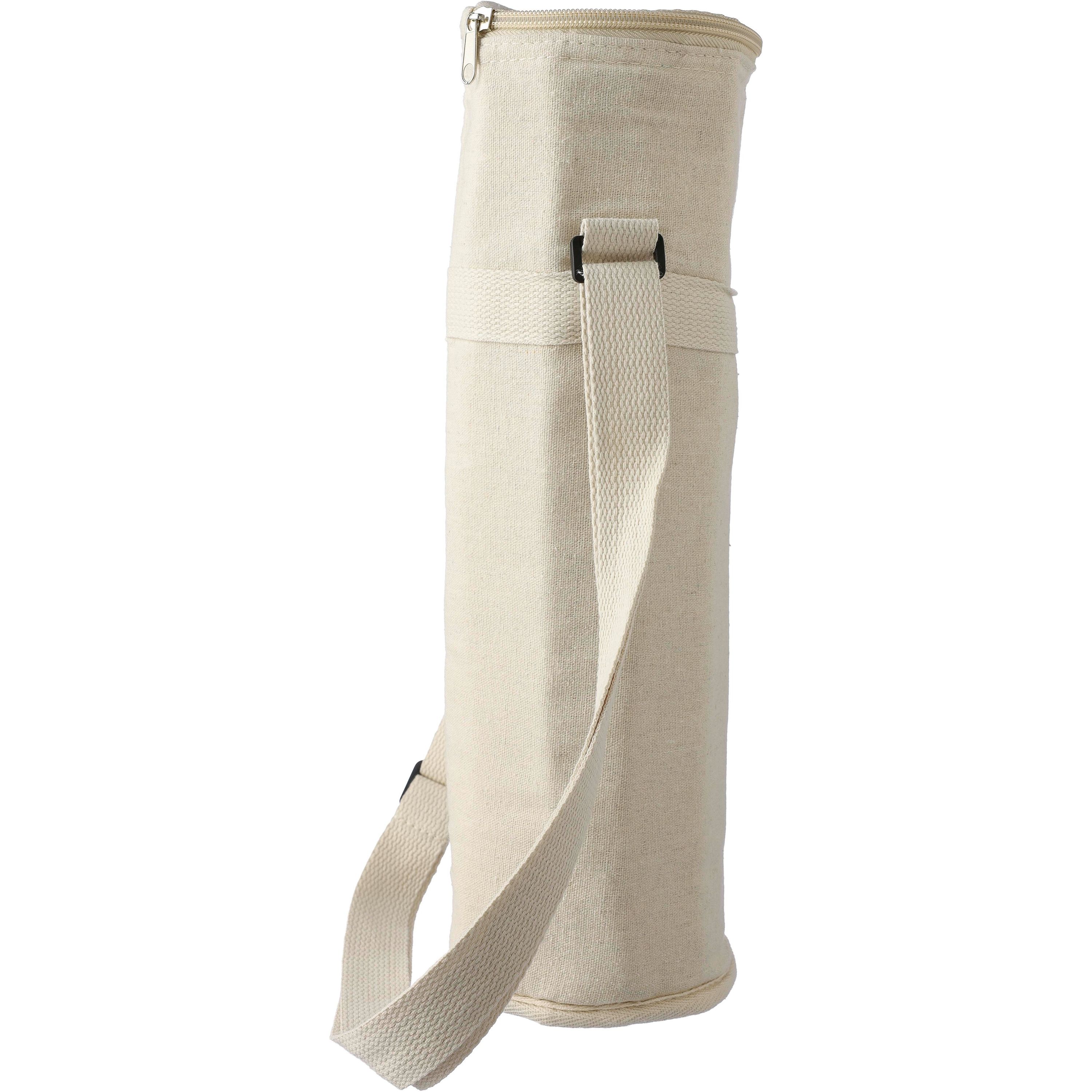 Kühltasche für Flaschen aus recycelter Baumwolle (270 g/m2) Eugene - khaki-872