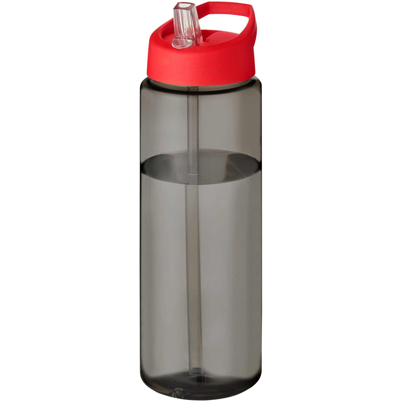 H2O Active Eco Vibe 850 ml Sportflasche mit Ausgussdeckel  - kohle -  rot-283