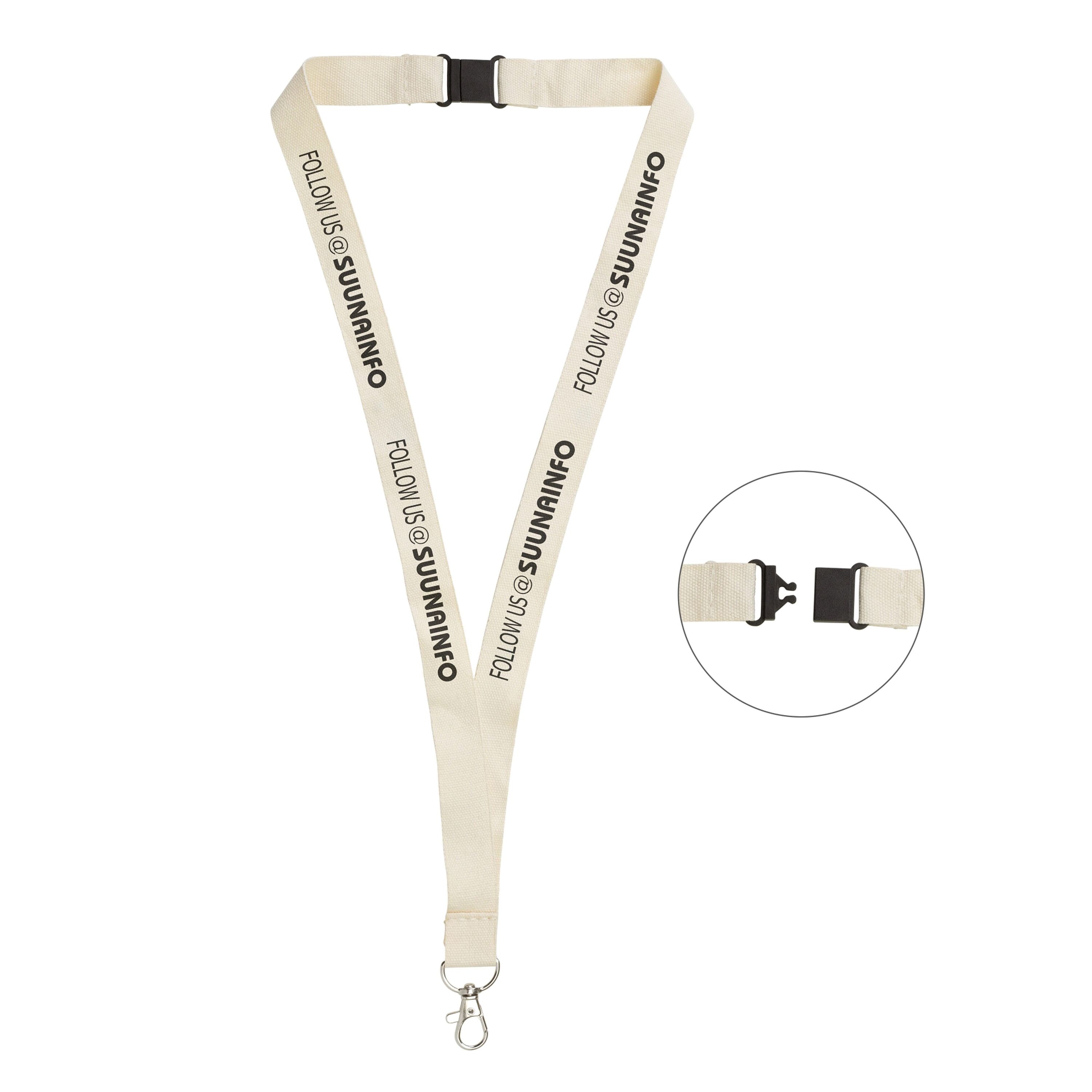 Lanyard organische Baumwolle - natur-116