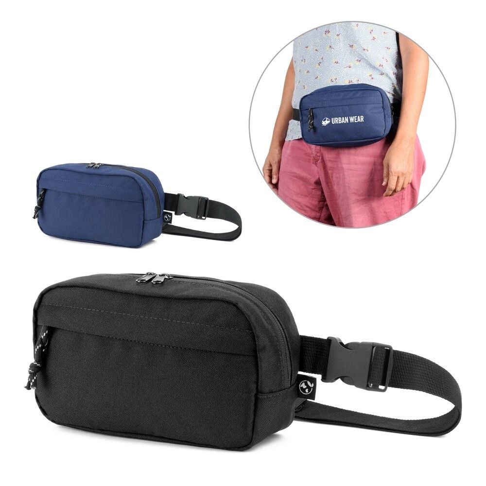 MYKONOS Gürteltasche 600D recyceltem Polyester, Innenfutter aus 210D - schwarz-489