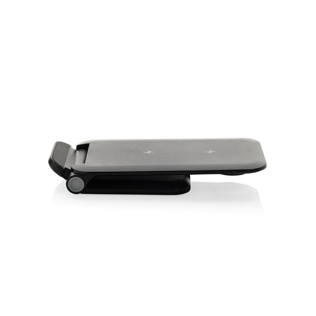 Powerpal 3-in-1 15W-Ladegerät aus RCS recyceltem Kunststoff - schwarz-245