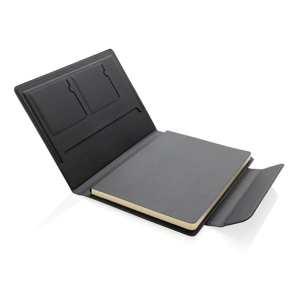 Stuart Magnet-Portfolio A5 aus RCS-zertifiziertem rPU - schwarz-235