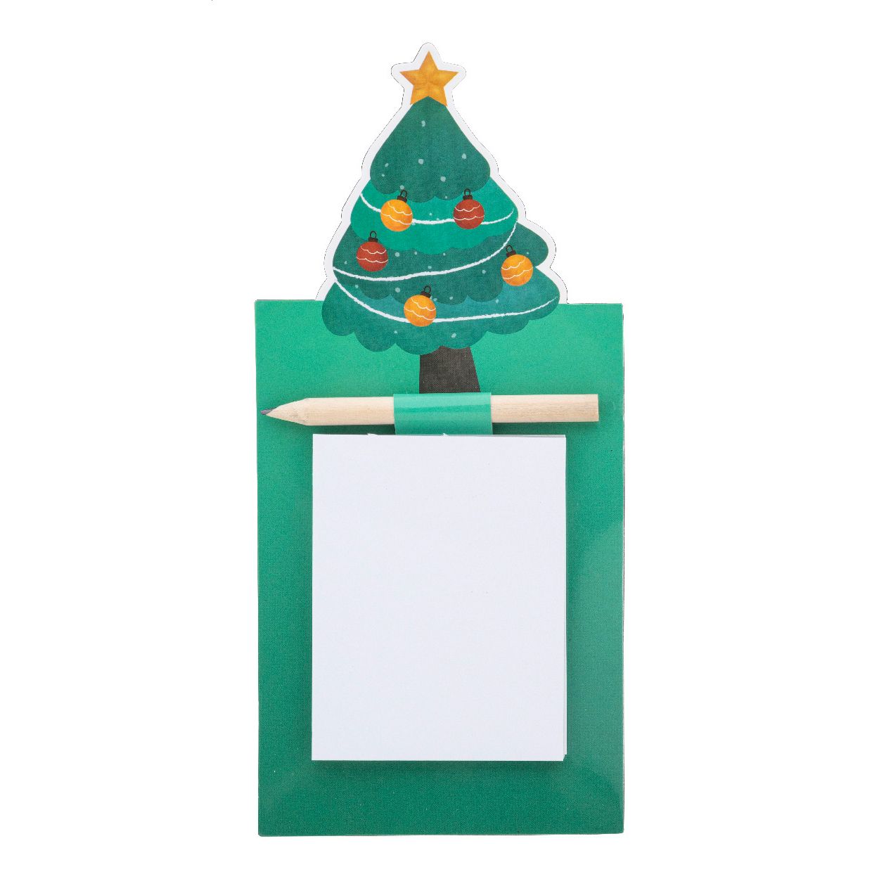 Julliste Magnetischer Notizblock Weihnachten, Weihnachtsbaum - grün-666