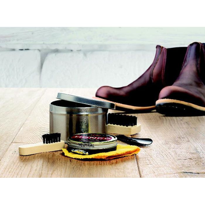 Schuhputz-Set TORTON - silber glänzend-222