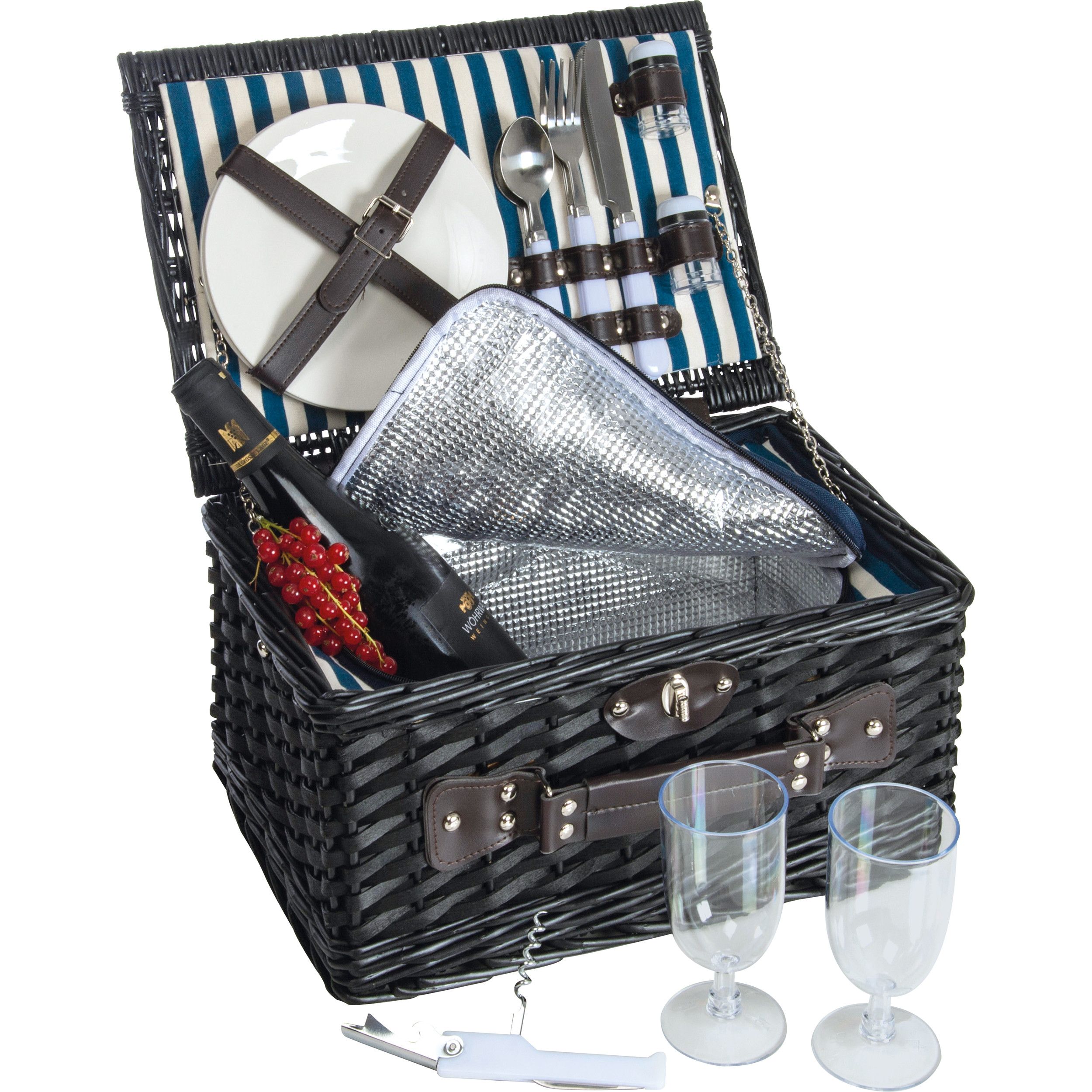 Picknick-Kühlkorb Riva del Garda - schwarz-772