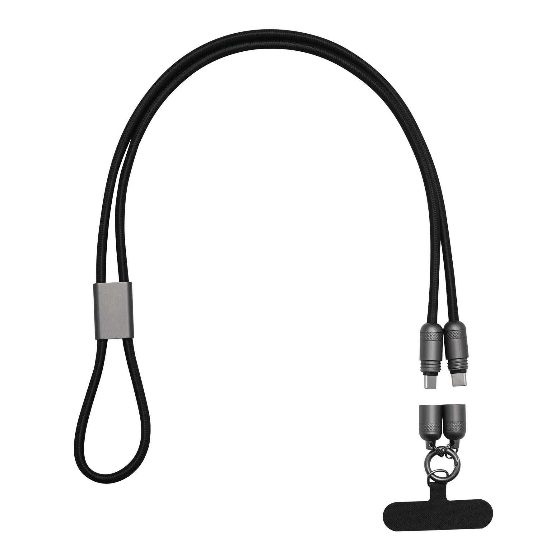 Lade- und Datenkabel LONGCARRY - grau - schwarz-713