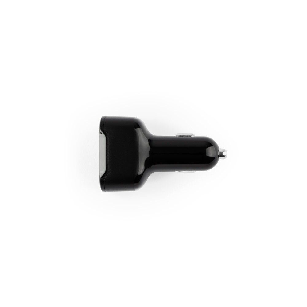 DIRAC KFZ-Ladegerät mit USB-A Anschluss 18W und USB-C 20W in 100% rABS - schwarz-587