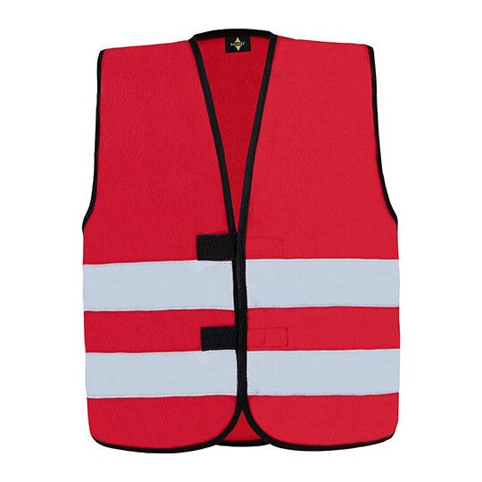Kids´ Hi-Vis Functional Safety Vest Aarhus - red-133