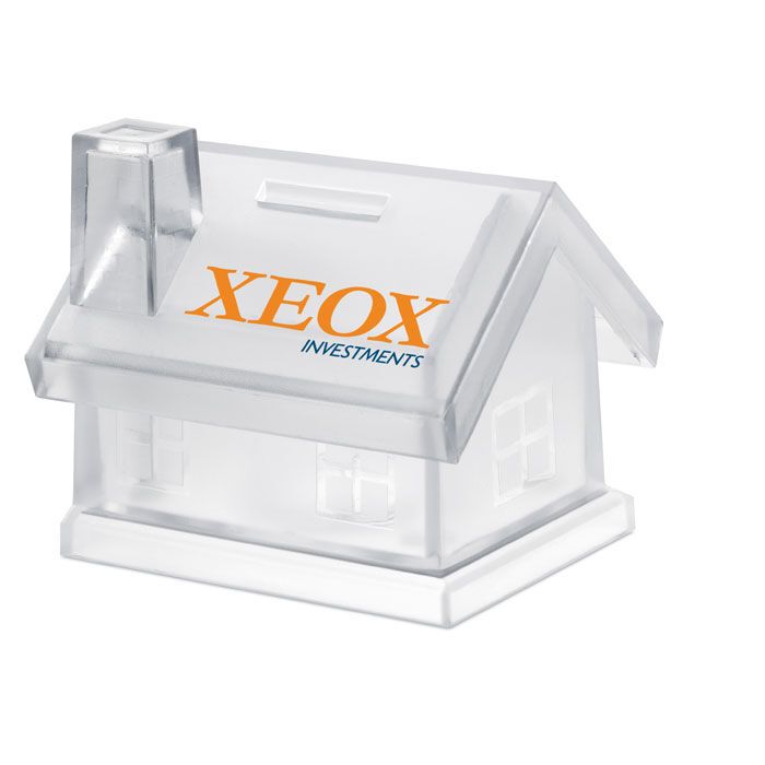 Spardose Haus MYBANK - transparent-340