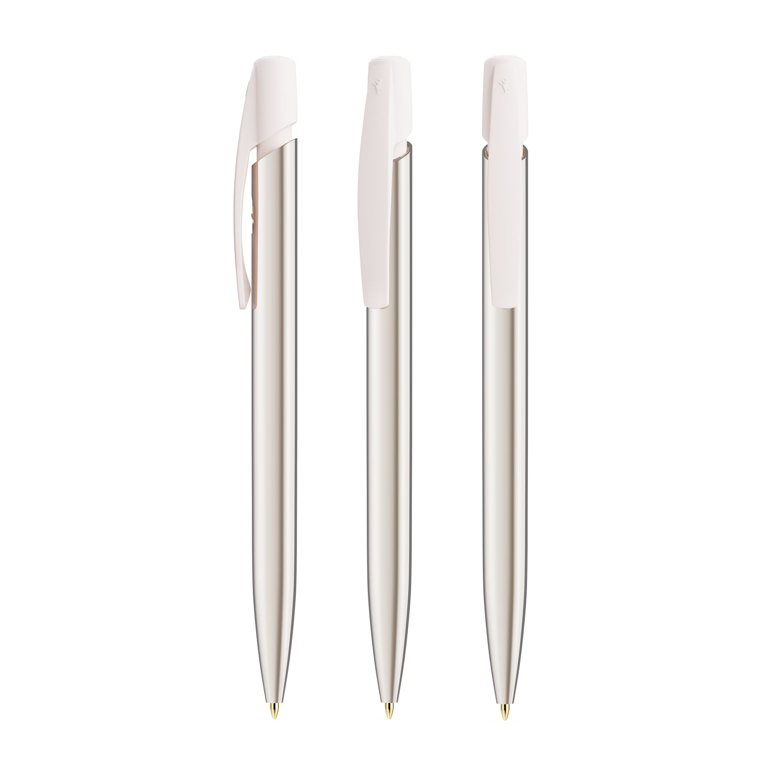 BIC® Media Clic Shine ballpen, Mine blau - silber-569