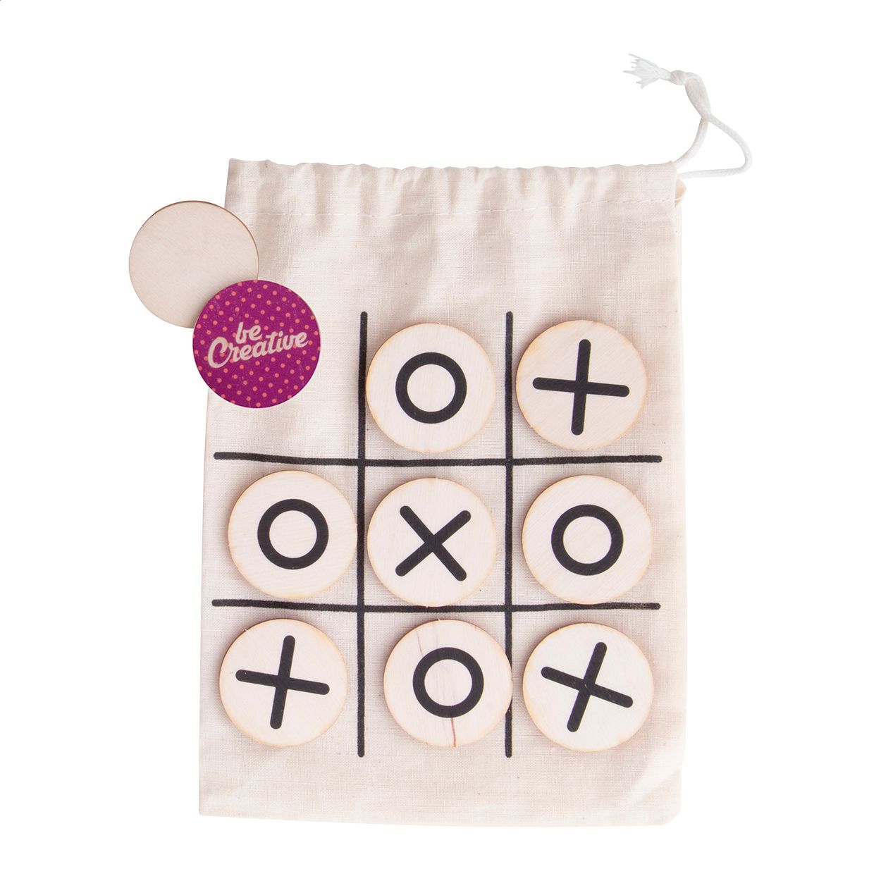 Tic-Tac-Toe-Spiel OXO Creative - natur-684