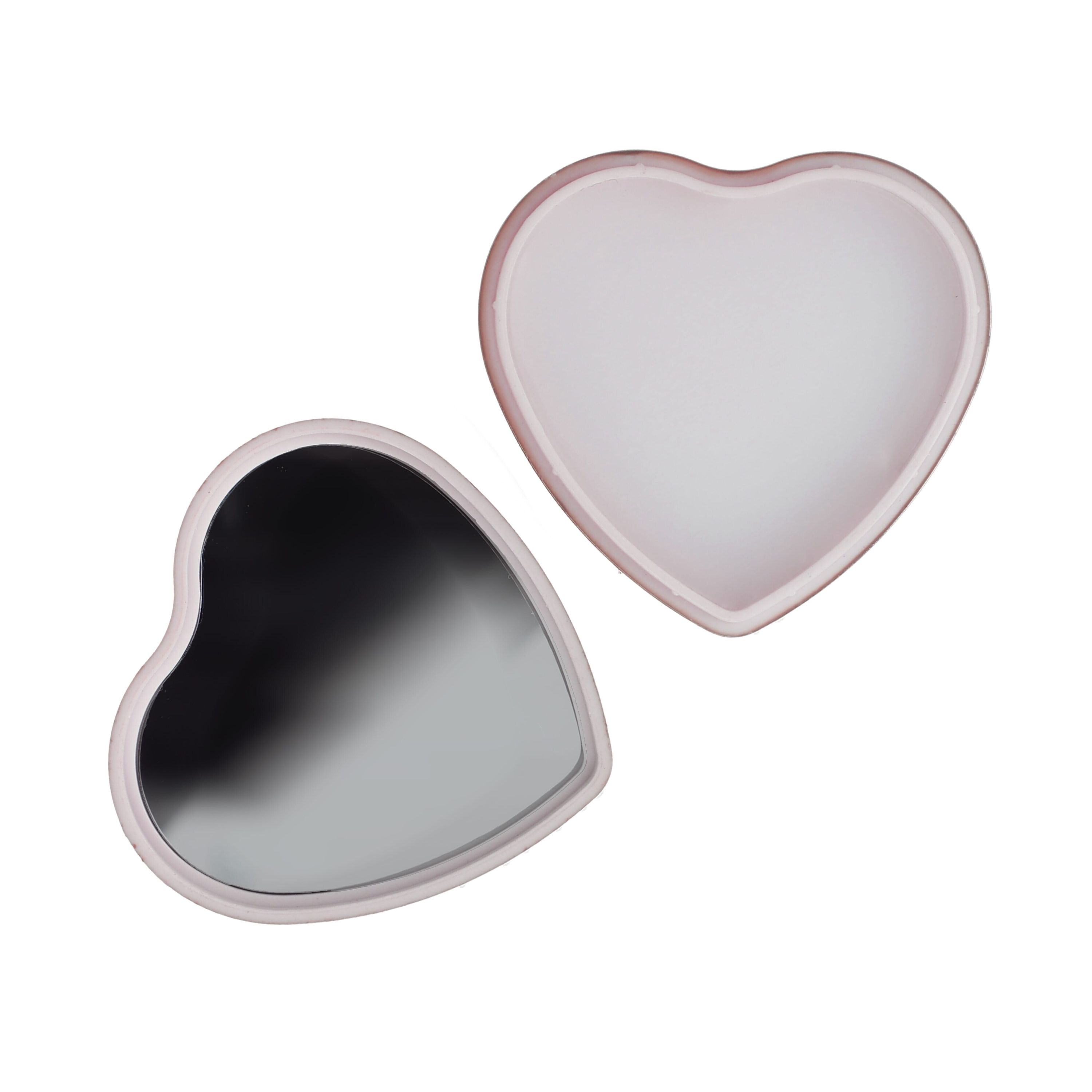 Lippenbalsam  in Flacher metallischer Herzformdose - rot-84