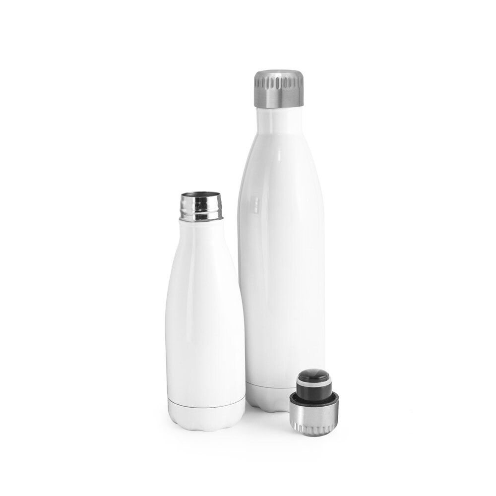 AMORTI S Sublimationsflasche aus Edelstahl 380 mL - weiß-247