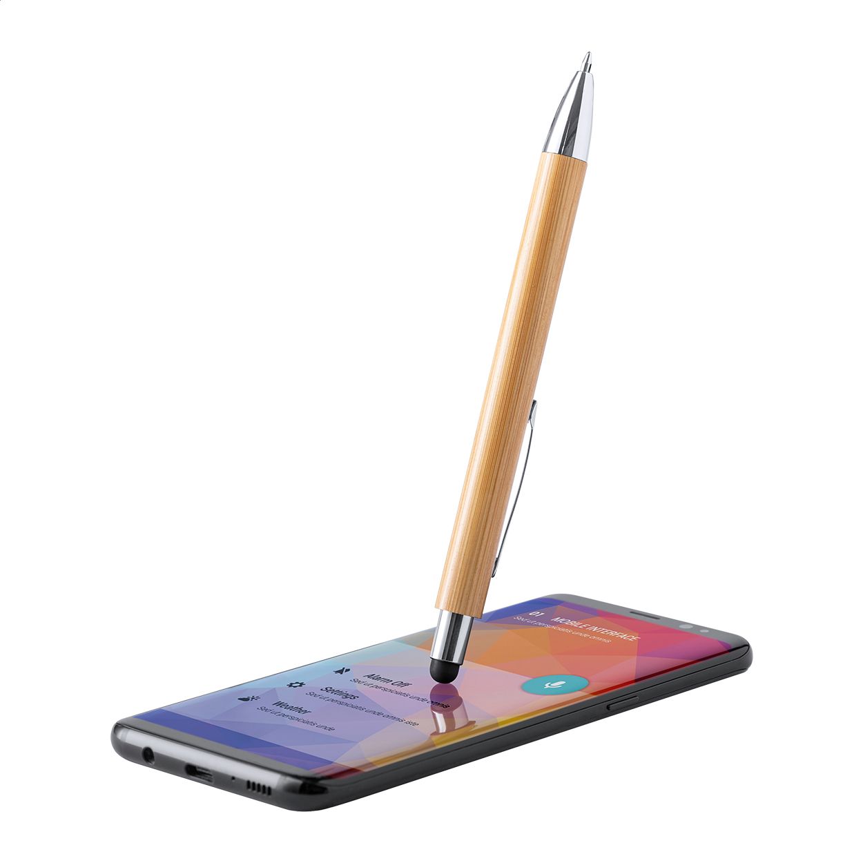 Kaizu Bambus-Kugelschreiber & Touchpen - natur-882