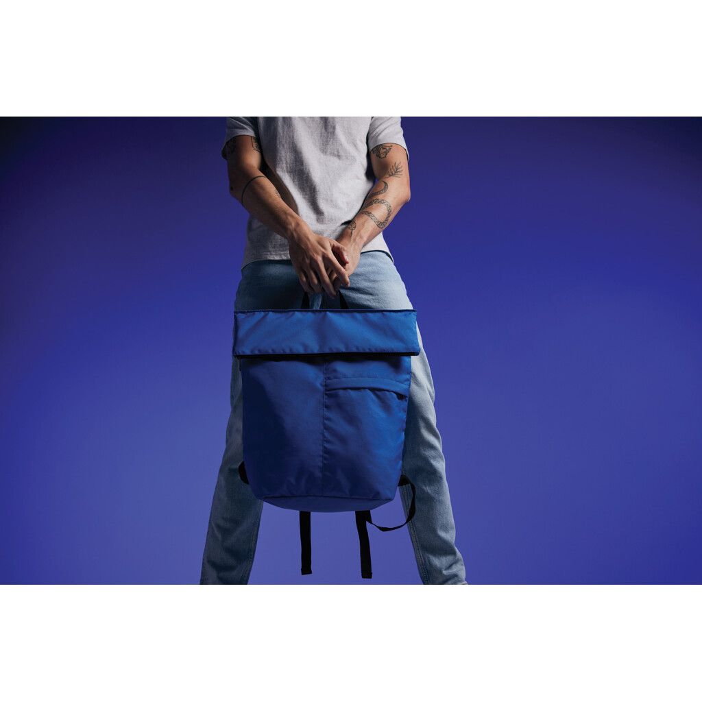 Dillon AWARE™ RPET faltbarer Lightweight-Rucksack - königsblau-64