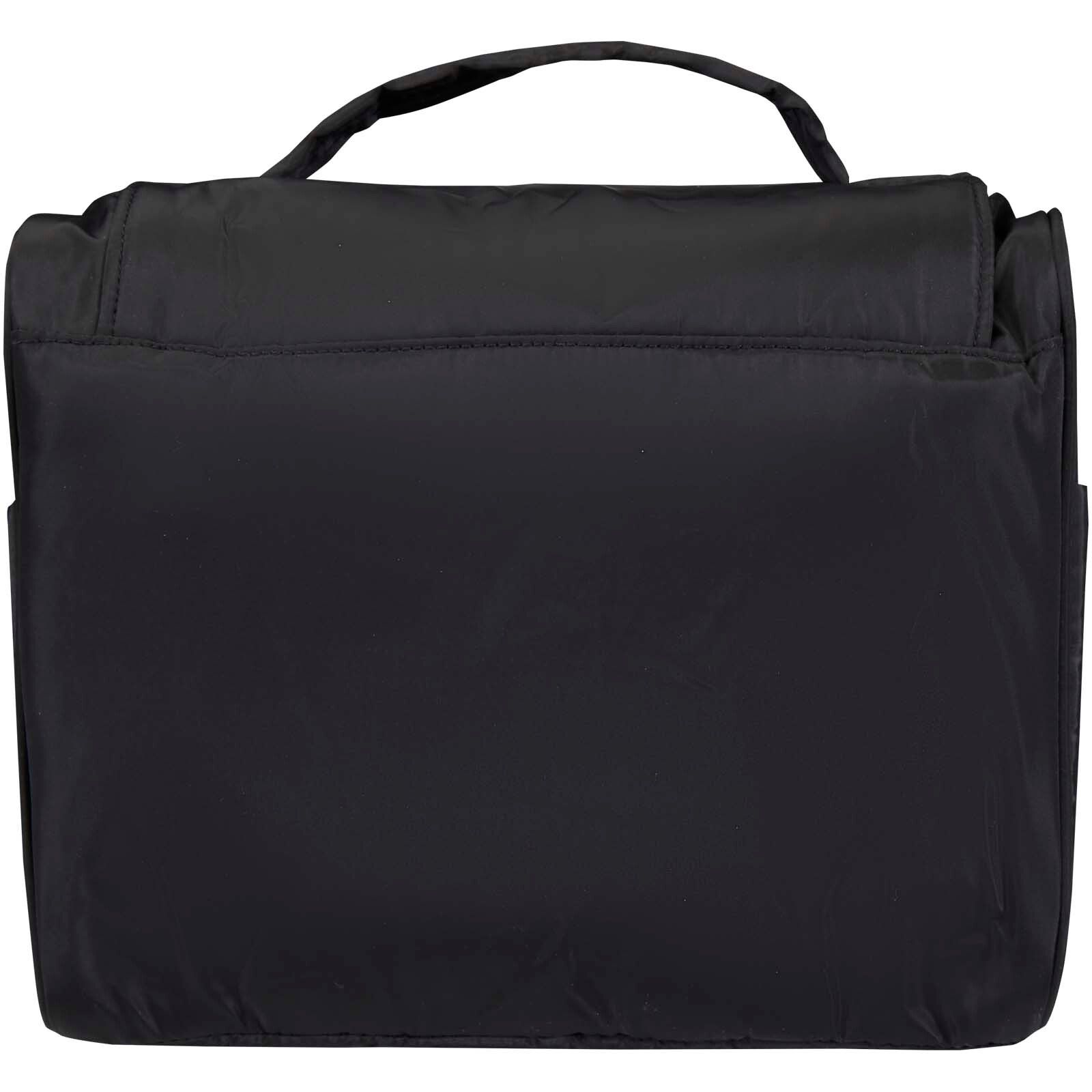 Puffer GRS recycelte aufhängbare Kulturtasche 8L - schwarz-385