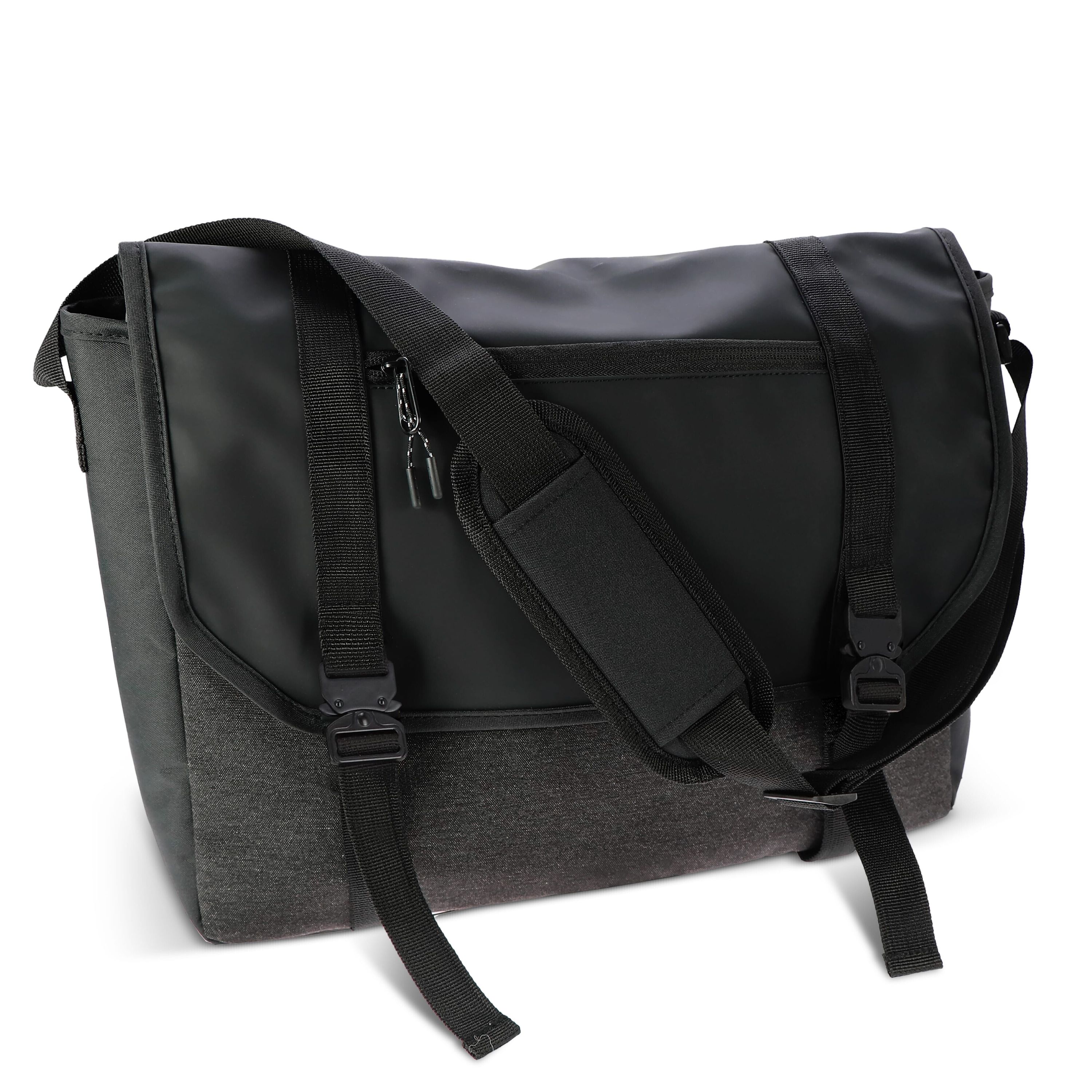 Laptop-Messenger-Tasche Liam RPET 12L - schwarz-31