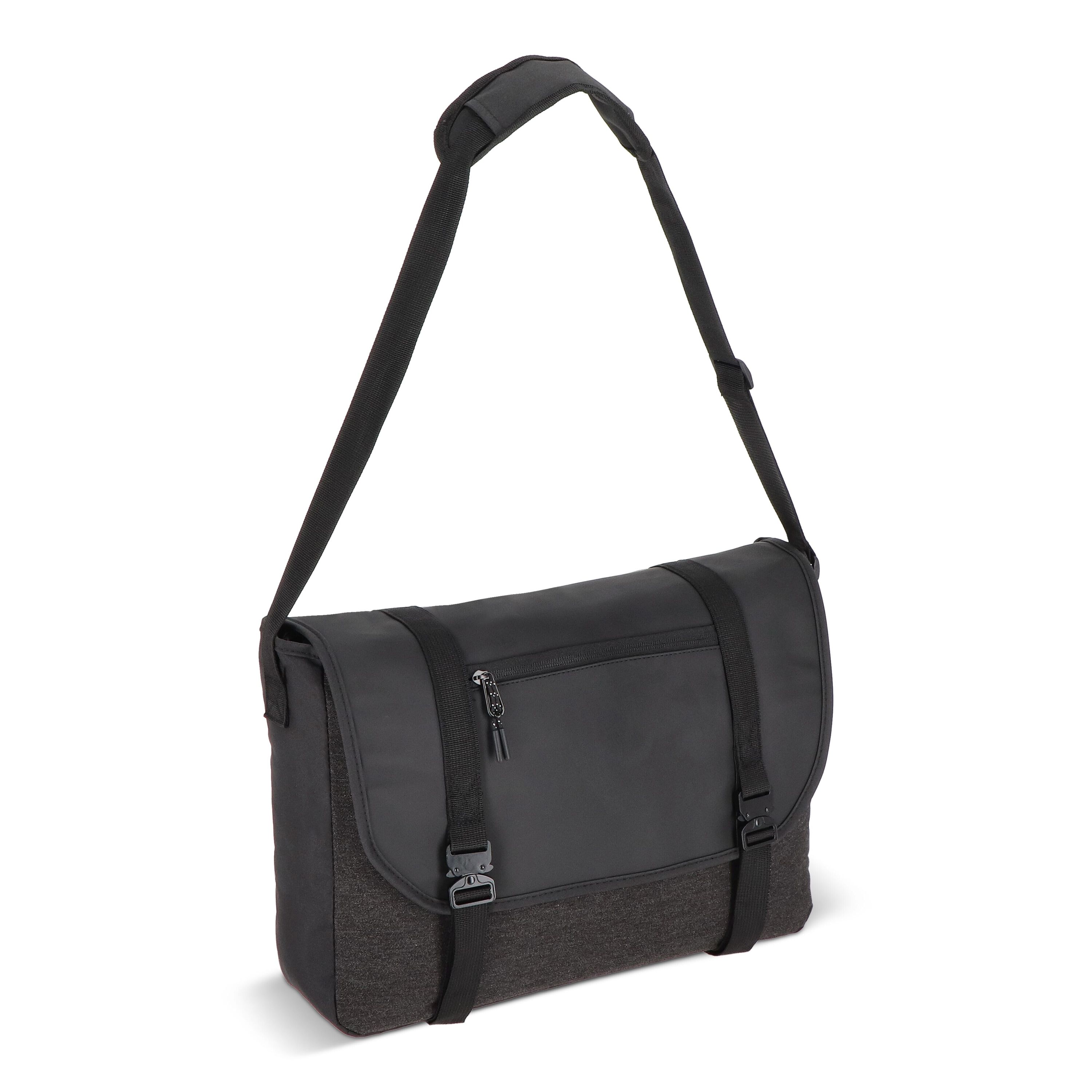 Laptop-Messenger-Tasche Liam RPET 12L - schwarz-31