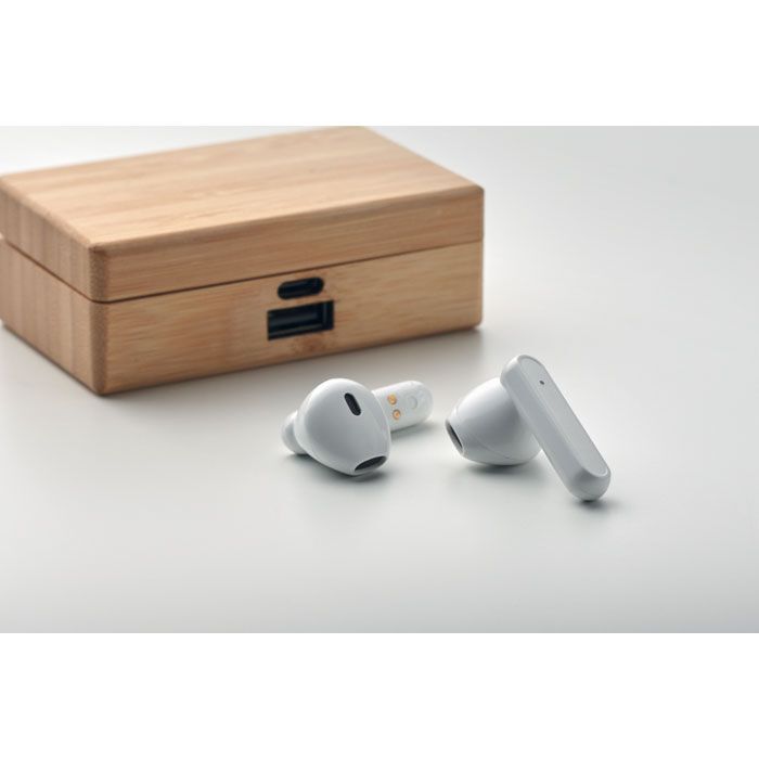 TWS 5.3 wireless Ohrhörer-Set OREBAM - holz-82