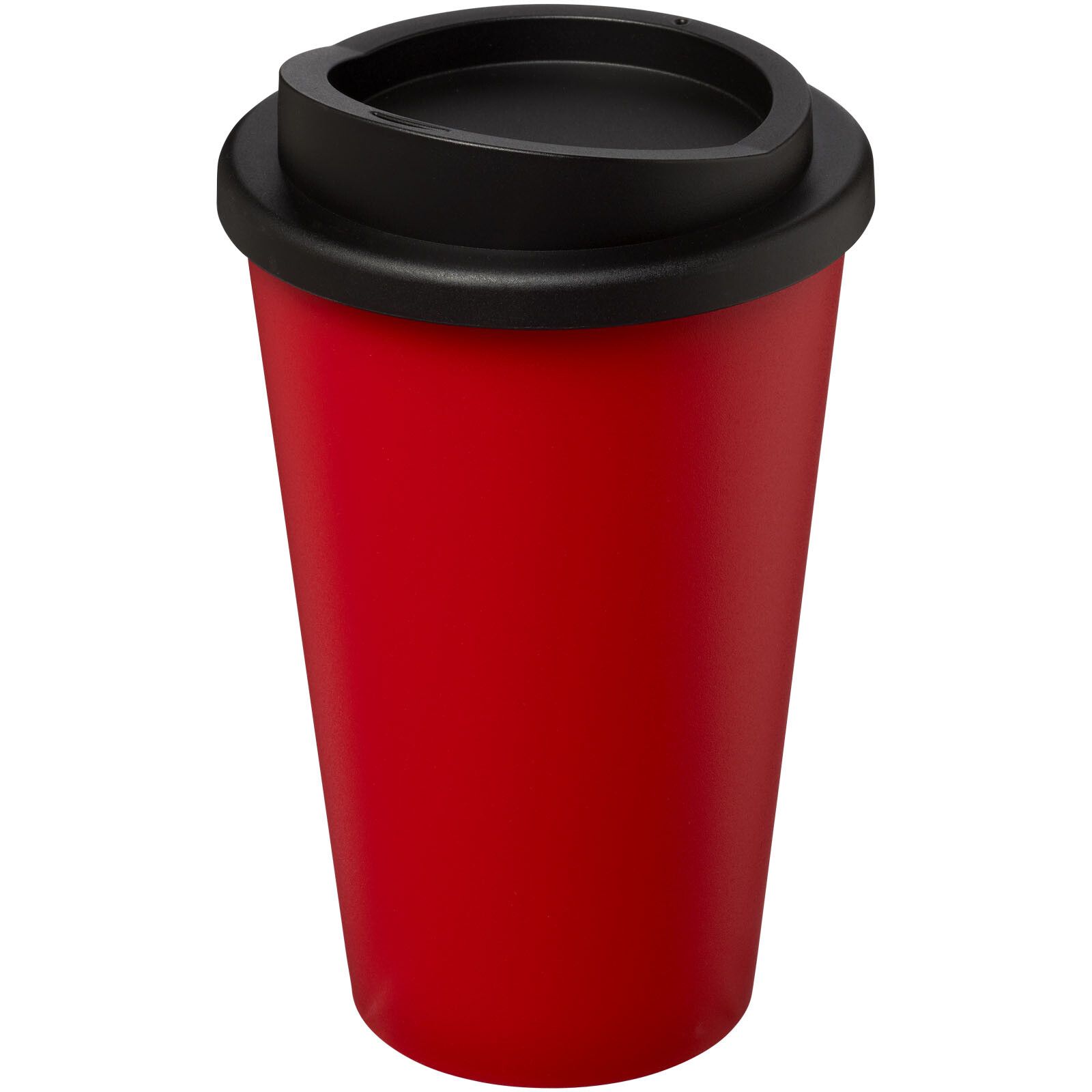 Americano 350 ml Isolierbecher - schwarz -  rot-648