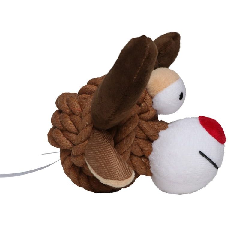 MiniFeet® Hundespielzeug Knotentier Elch - bunt-276
