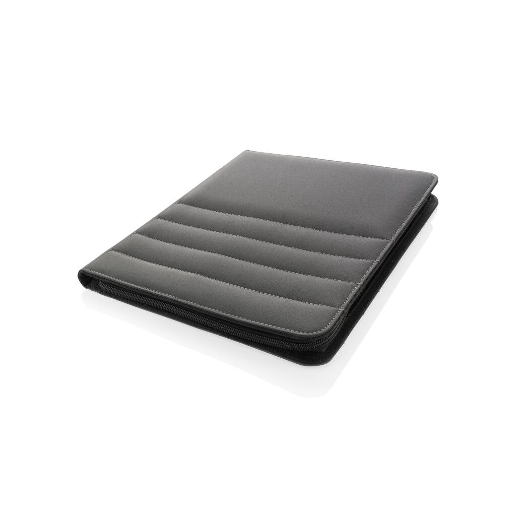 Impact AWARE™ RPET A4 Portfolio mit Reißverschluss - anthrazit-877