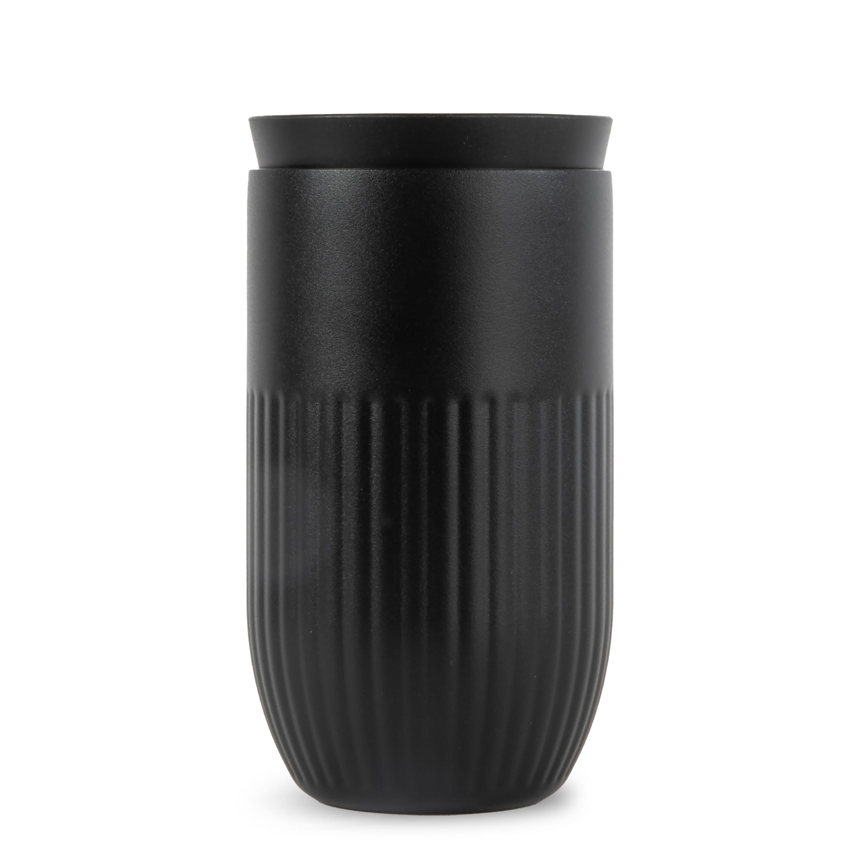 Sagaform Tova isolierter Becher, 320 ml auslaufsicher und spülmaschinenfest - schwarz-854