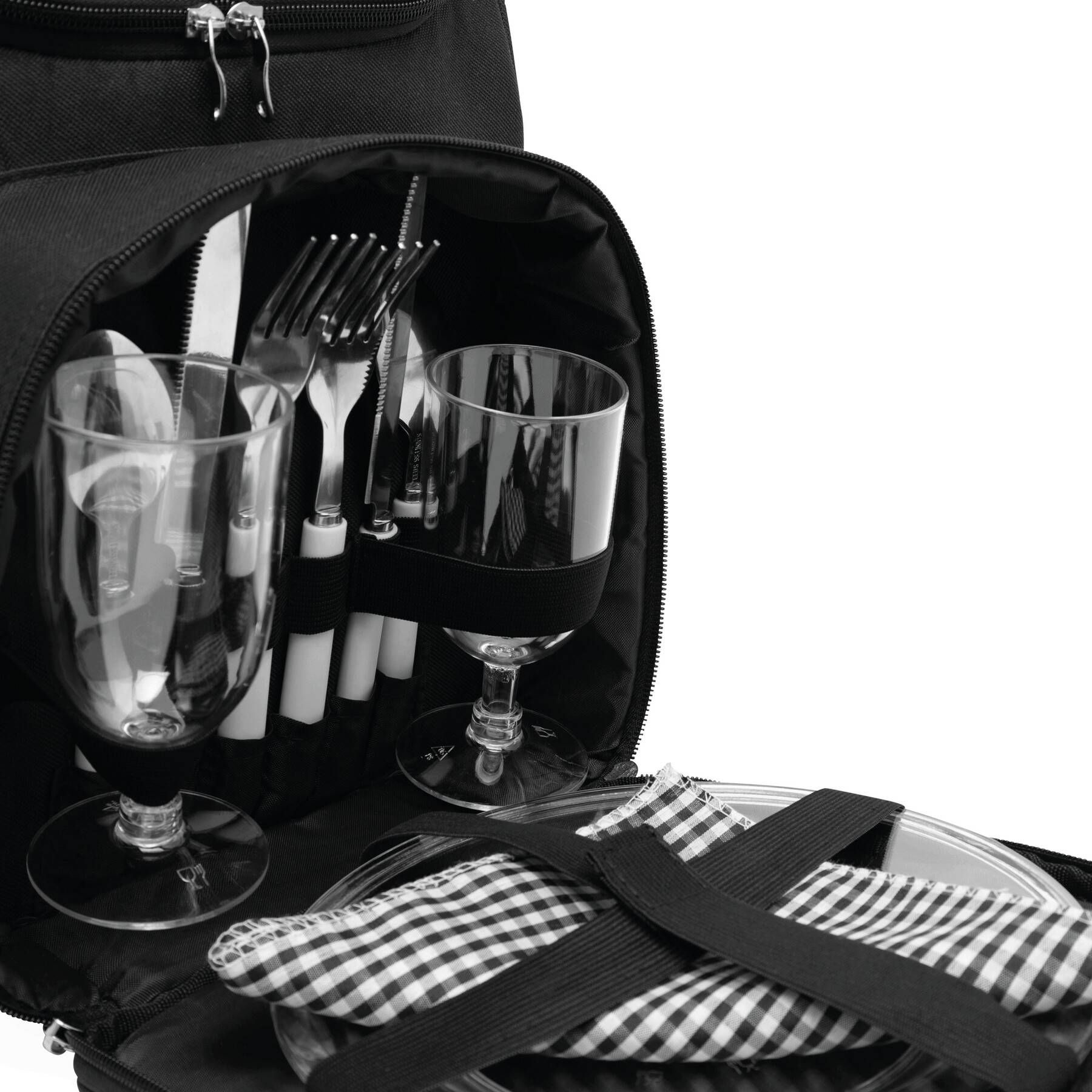 Picknick-Rucksack OUTSIDE - schwarz-860