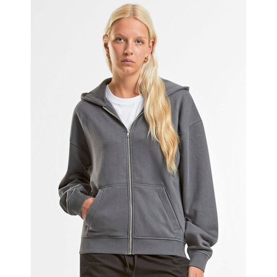 Oversized Zip Hoody - magnet-162