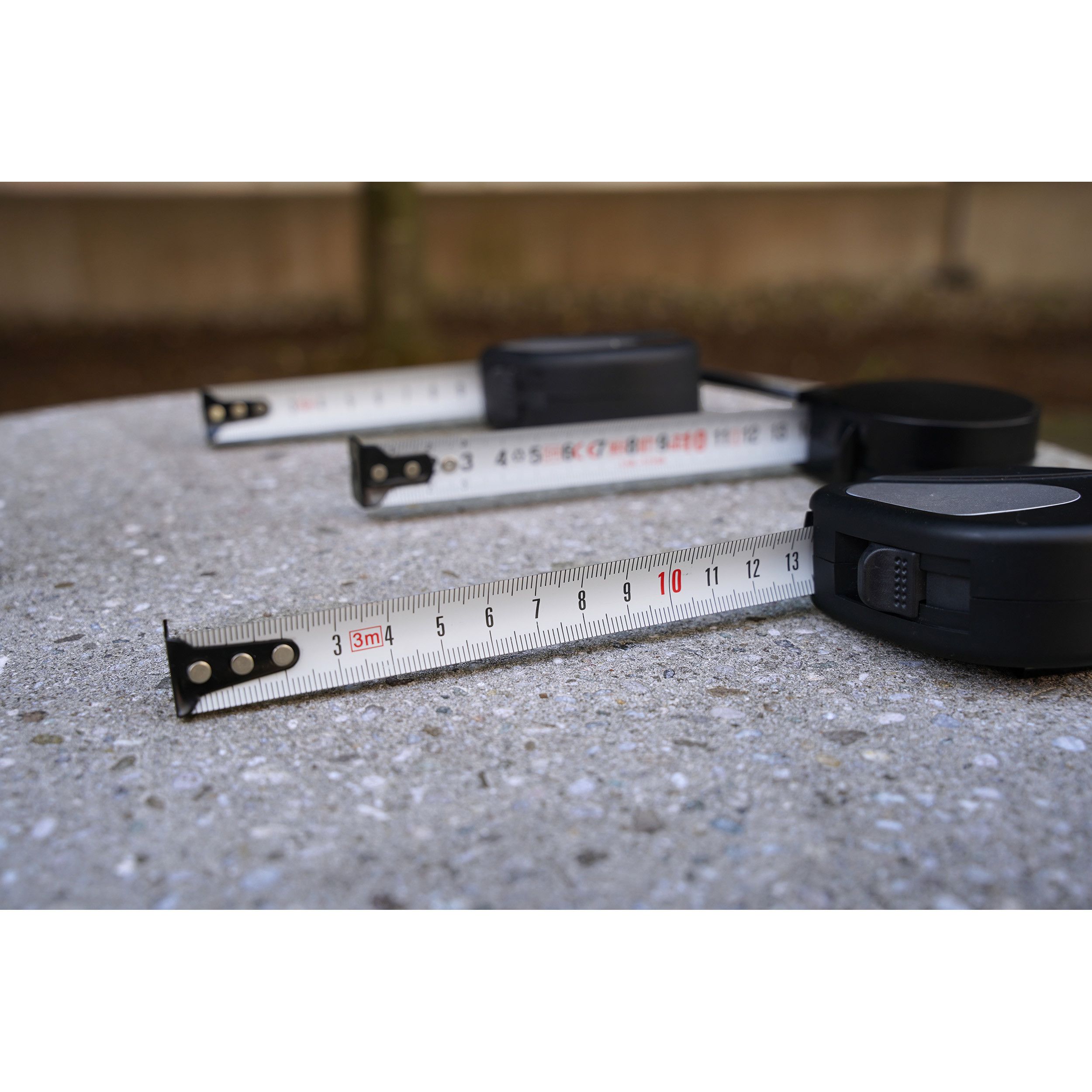 3 Meter Maßband Denver - schwarz-497