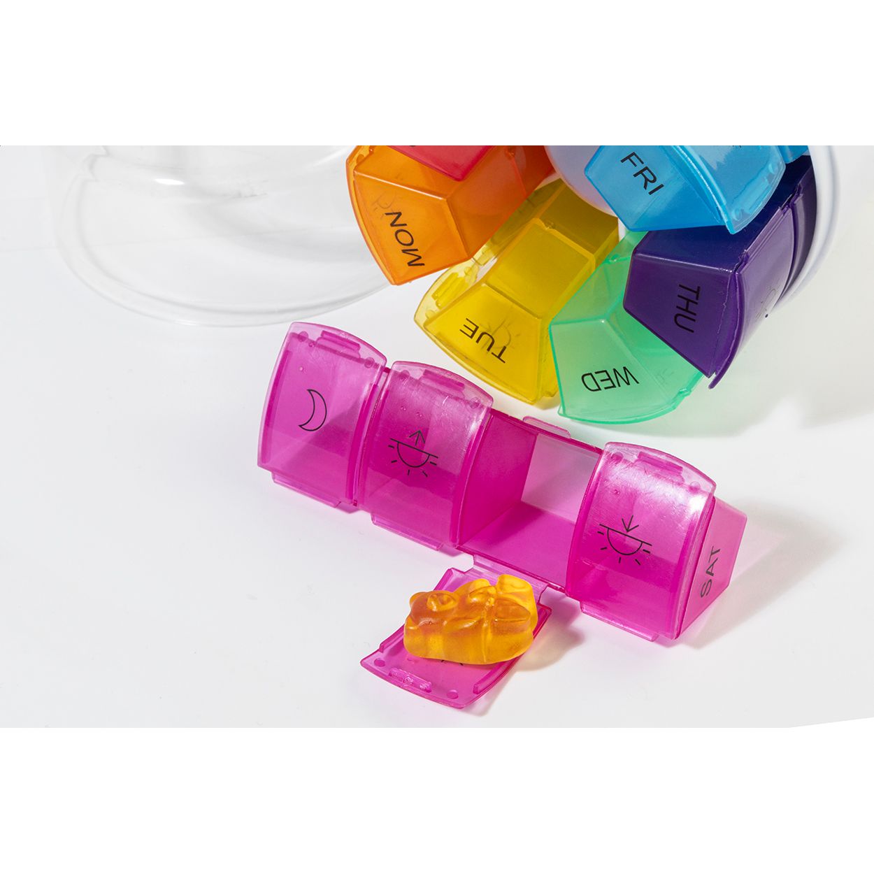 Everypill RABS Tablettendosenset - weiß-80