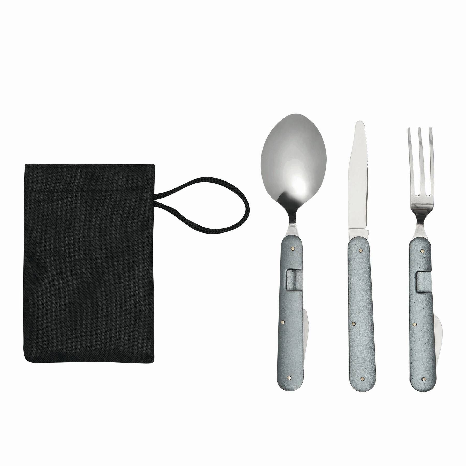 Outdoor-Besteck-Set CAMPING - grau-640